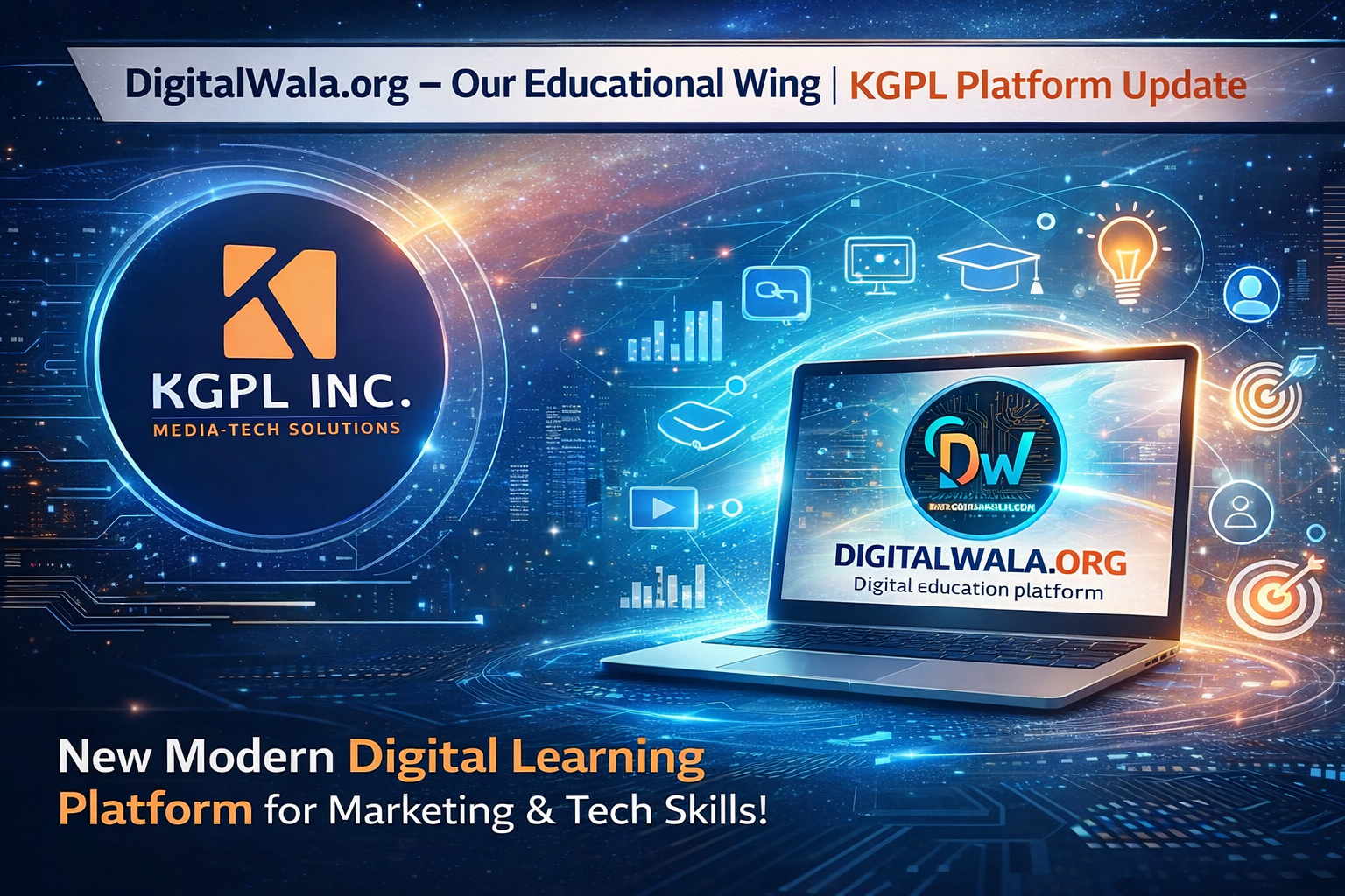 DigitalWala.org - Our Educational Wing - KGPL Platform Update